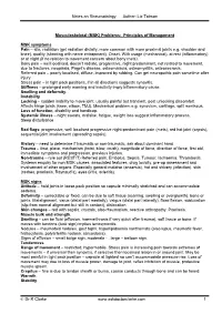 Notes on Rheumatology Author: Liz Tatman © Dr R