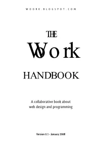THE Woork HANDBOOK
