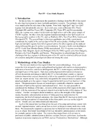 Part II – Existing National Indicators Of