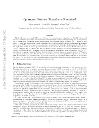 Quantum Fourier Transform Revisited