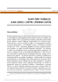 Ślady Żony Tłumacza. Alma Cardell Curtin I Jeremiah Curtin