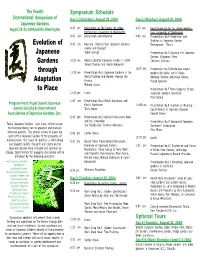 Evolution of Japanese Gardens Through Adaptation to Place