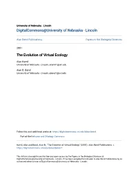 The Evolution of Virtual Ecology