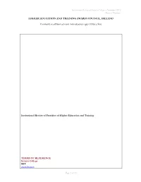 Draft Terms of Reference