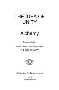 The Idea of Unity in Alchemy.PDF