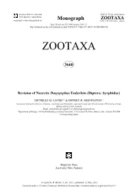 Revision of Nearctic Dasysyrphus Enderlein (Diptera: Syrphidae)
