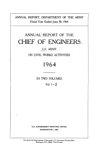Annual Report of the Chief of Engineers, U.S. Army on Civil