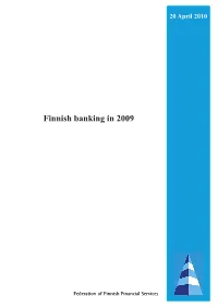 Finnish Banking in 2009