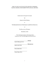 Informing Coastal Resource Management with Geologic Records