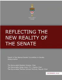 Reflecting the New Reality of the Senate