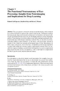 The Functional Neuroanatomy of Face Processing: Insights from Neuroimaging and Implications for Deep Learning