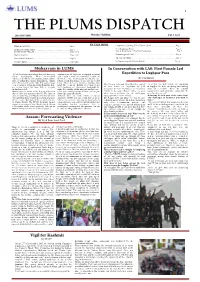 THE PLUMS DISPATCH 5Th EDITION October Edition FALL 2019