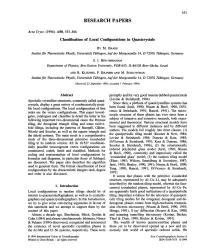 Classification of Local Configurations in Quasicrystals
