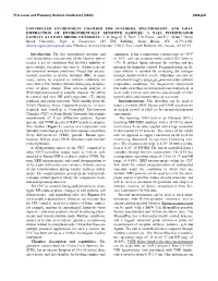 Controlled Environment Chamber for Synthesis