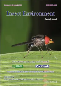 Insect Environment Quarterly Journal