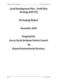 LDP Draft Plan Strategy – SA Scoping Report