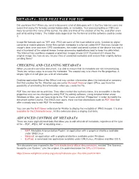 REMOVING METADATA from FILES.Pdf
