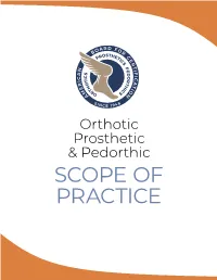 SCOPE of PRACTICE ABC Scope of Practice Committee