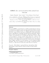 SIMPLE Code: Optical Properties with Optimal Basis Functions