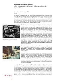 Blank Zones in Collective Memory Or the Transformation of Yerevan's