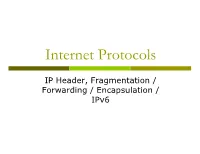 Internet Protocols