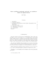An Algebraic Proof of Riemann-Roch