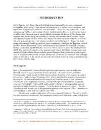 Antonio Bertali, "Lamento Della Regina D'inghilterra": Introduction