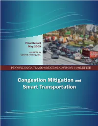 Congestion Mitigation and Smart Transportation Are Noted Here in Appendix A
