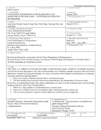 Guidelines for Bridges Over Degrading and Migrating Streams, Part 1: Synthesis of Existing Knowledge