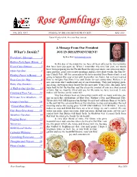 Rose Ramblings