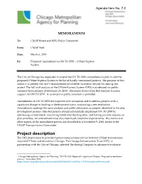 Staff Recommendation Page 2 of 7 O’Hare Express System