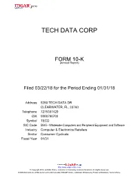 Tech Data Corp