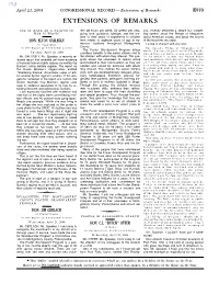 Extensions of Remarks E573 EXTENSIONS of REMARKS