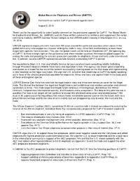 Global March for Elephants and Rhinos (GMFER) Comments On
