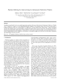 Pipeline Following by Visual Servoing for Autonomous Underwater Vehicles