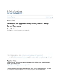 Using Literary Theories in High School Classrooms