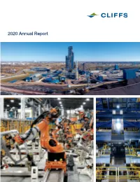 2020 Annual Report Cleveland-Cliffs Share Performance Vs