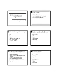 CS100: Introduction to Computer Science