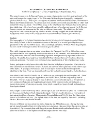 NATURAL RESOURCES (Updated Excerpt from Jo Daviess Comprehensive Plan Baseline Data)