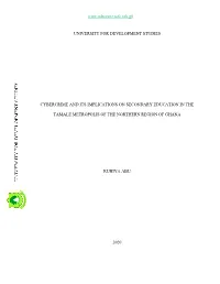 Cybercrime and Its Implications on Secondary Education in The