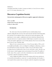 Discourse-Cognition-Society