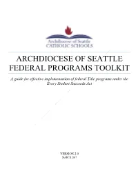 ESSA Toolkit