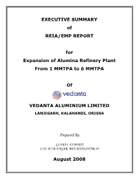 EXECUTIVE SUMMARY of REIA/EMP REPORT