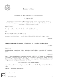 Reports of Cases