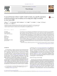 A Cytoarchitecture-Driven Myelin Model Reveals Area-Specific