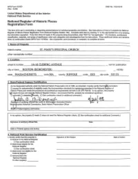 Applicable." for Functions, Architectural Classification, Materials, and Areas of Significance, Enter Only Categories and Subcategories from the Instructions