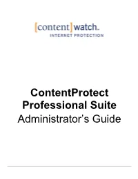 Contentprotect User Guide