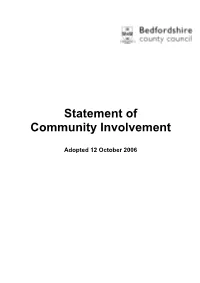 Statement of Community Involvement