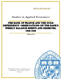 Studies in Applied Economics