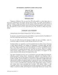 TN Adoption Code in Practice (00065350).DOC